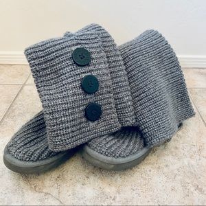 Ugg Sweater Boots in Gray Sz 8